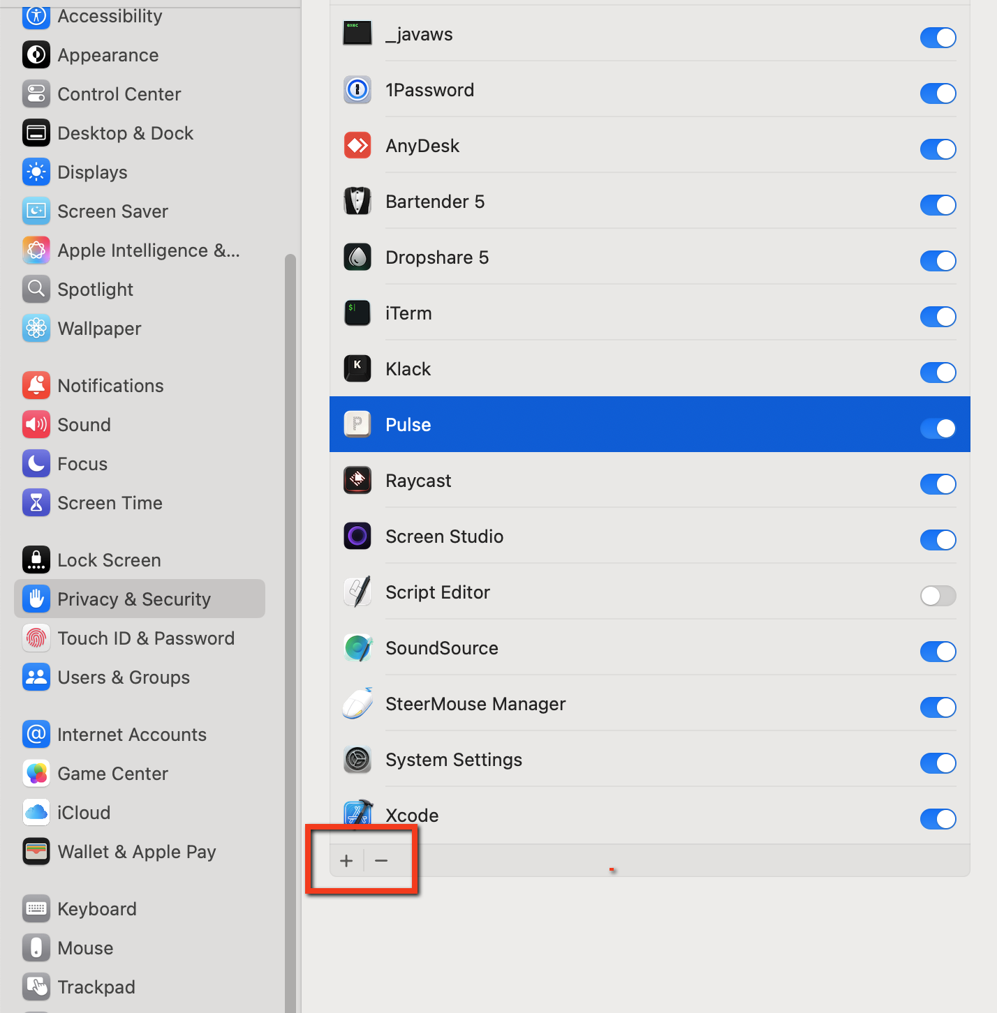 Reassigning Accessibility Permissions